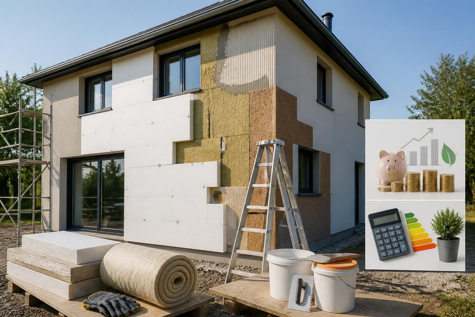 découvrez tout sur l'isolation extérieure (ite) : choix des matériaux, prix au m² actualisés et les aides disponibles en 2026 pour optimiser vos travaux d'efficacité énergétique.