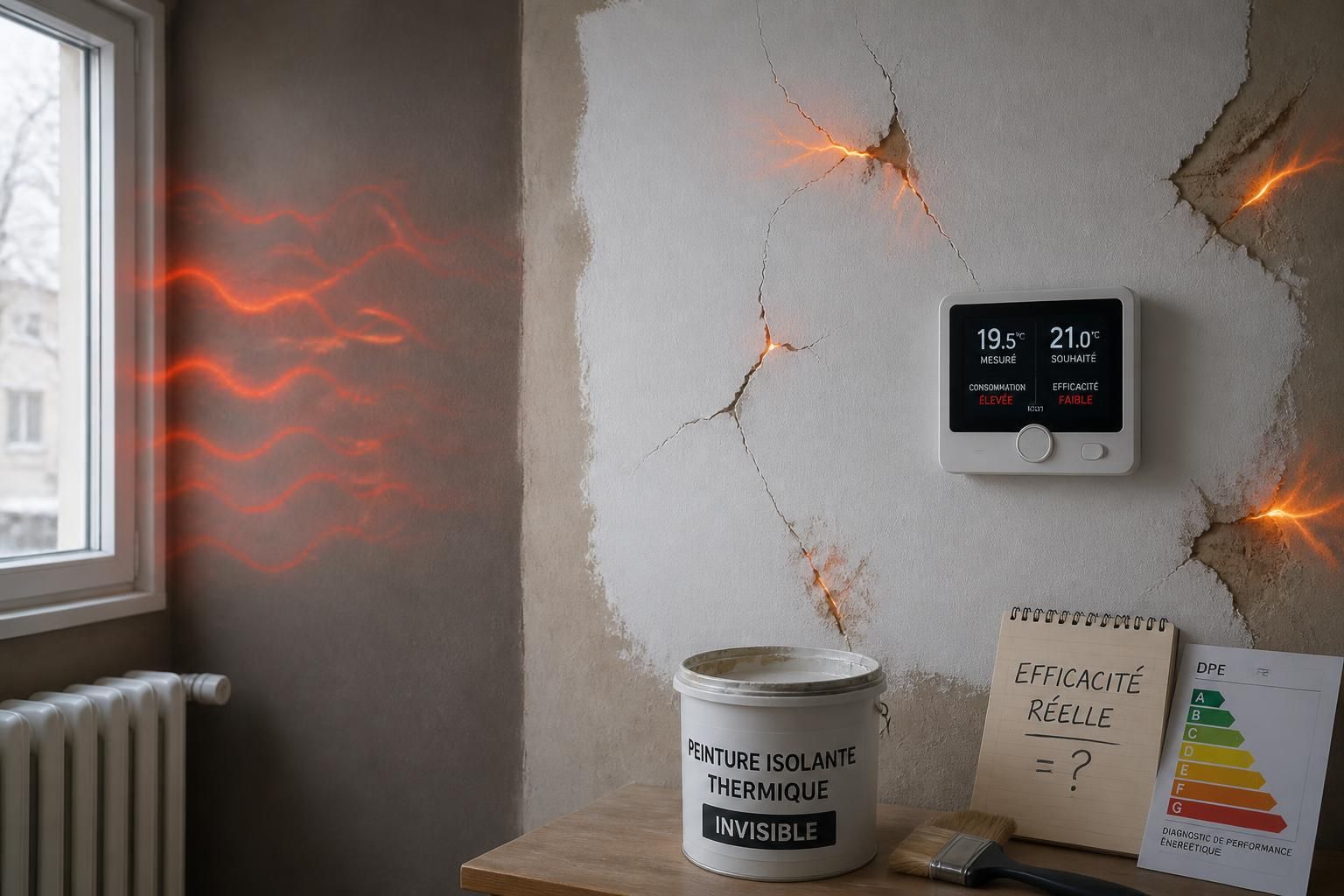 découvrez pourquoi la peinture isolante thermique pourrait ne pas être la solution idéale pour améliorer votre diagnostic de performance énergétique (dpe) et quelles alternatives considérer.