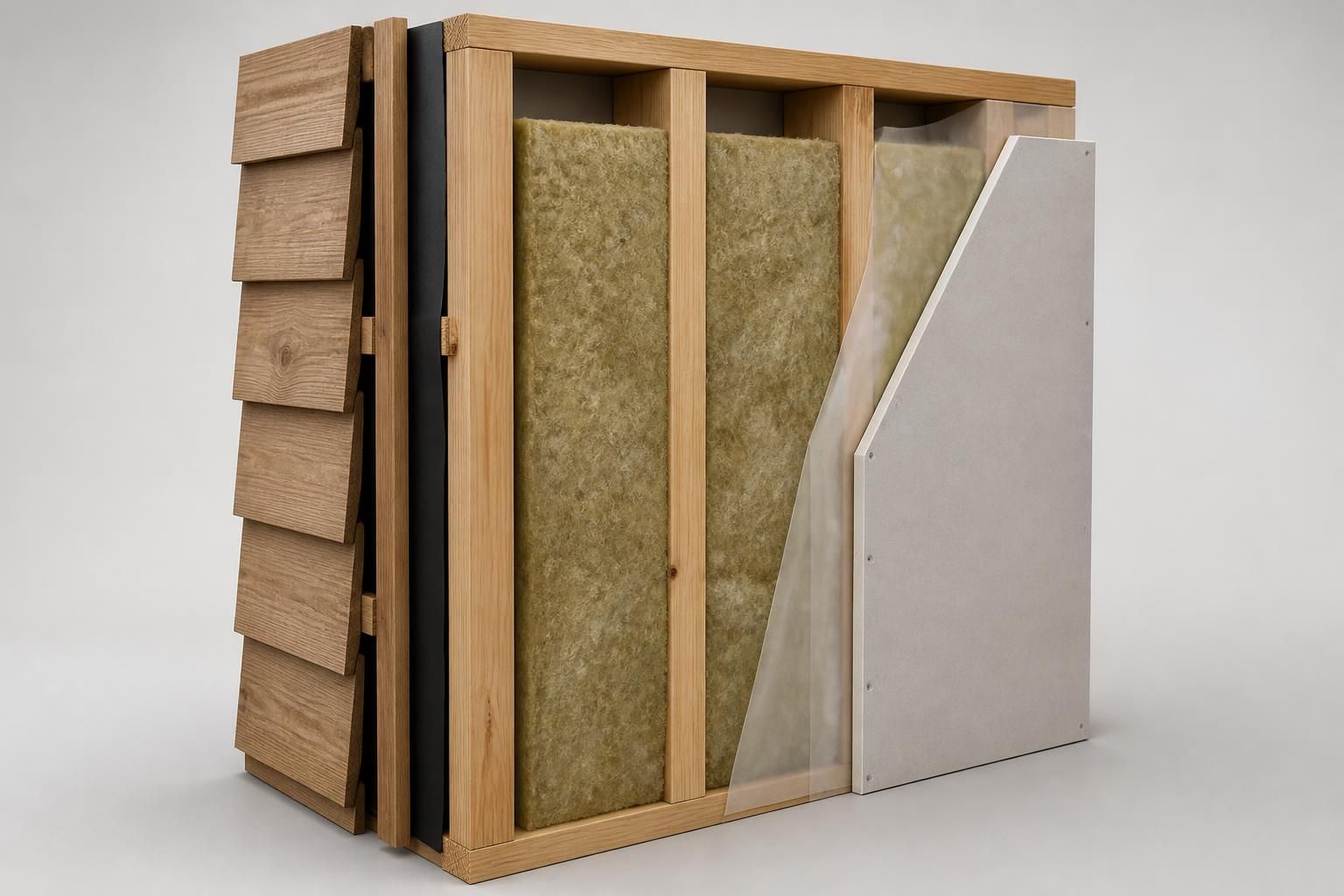 découvrez tout sur la coupe d'un mur en ossature bois : schéma explicatif, solutions d'isolation efficaces et estimation des prix pour votre projet de construction.
