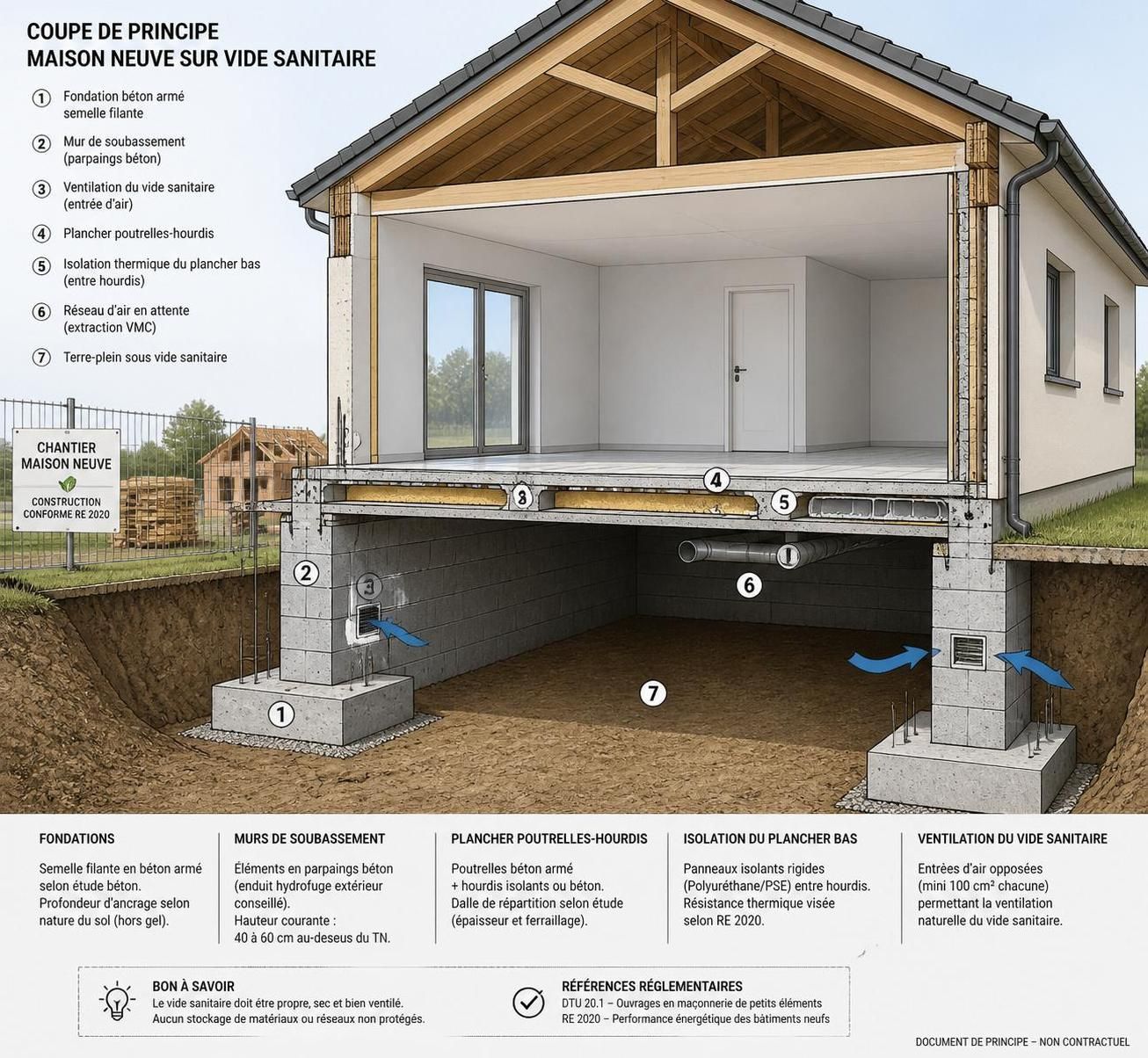 découvrez l'importance du vide sanitaire pour votre maison : avantages, fonctions et conseils pour savoir s'il est vraiment nécessaire.