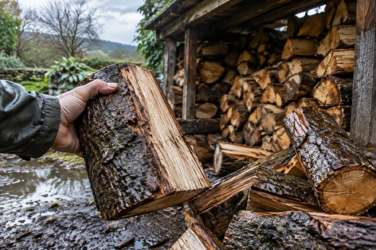 votre bois de chauffage a pris la pluie ? découvrez s’il peut encore être utilisé, comment le sécher et les précautions à prendre avant de le brûler.