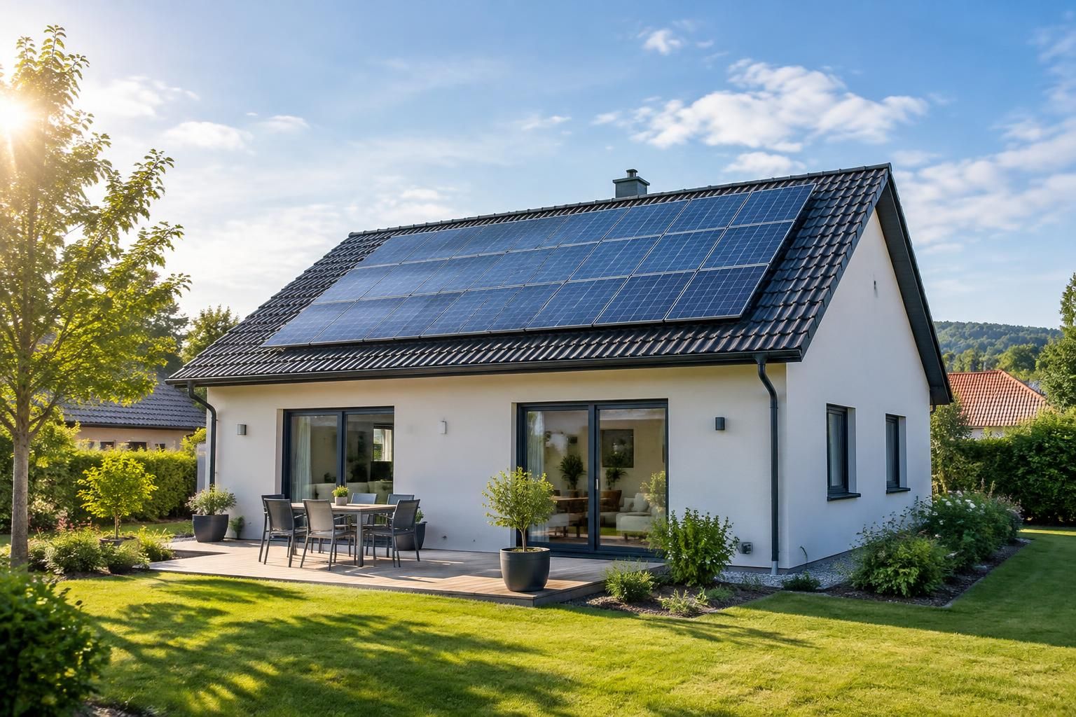 découvrez combien de panneaux solaires prévoir pour une maison de 80 m², selon votre consommation, l’ensoleillement et la puissance des modules.