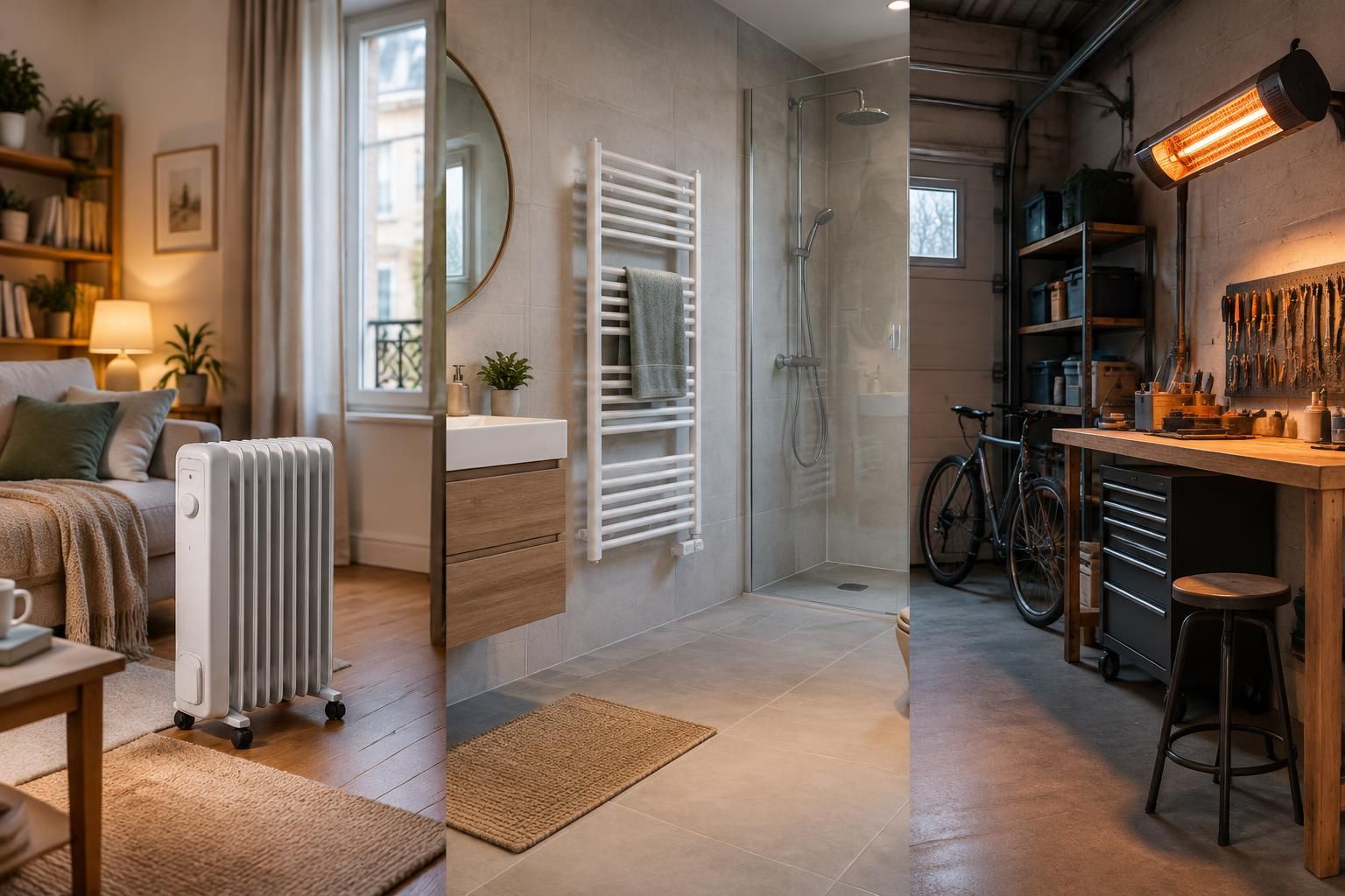découvrez quel chauffage d’appoint économique choisir pour un appartement, une salle de bain ou un garage, selon vos besoins et votre budget.
