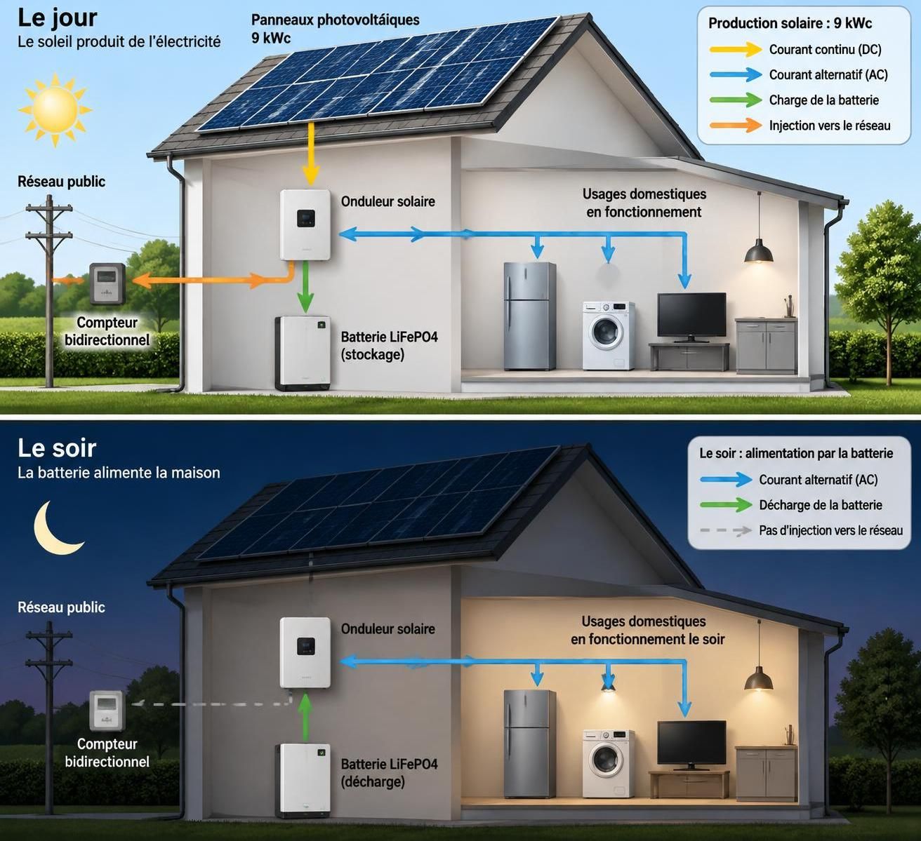 découvrez quelle batterie choisir pour un panneau solaire de 9 000 w selon votre consommation, votre autonomie souhaitée et la capacité de stockage nécessaire.